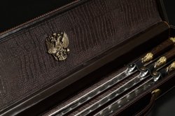 Подарочный набор шампуров в кейсе "Державный"