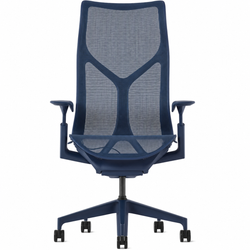 Кресло Herman Miller Cosm, высокая спинка, цвет Nightfall, регулируемые подлокотники