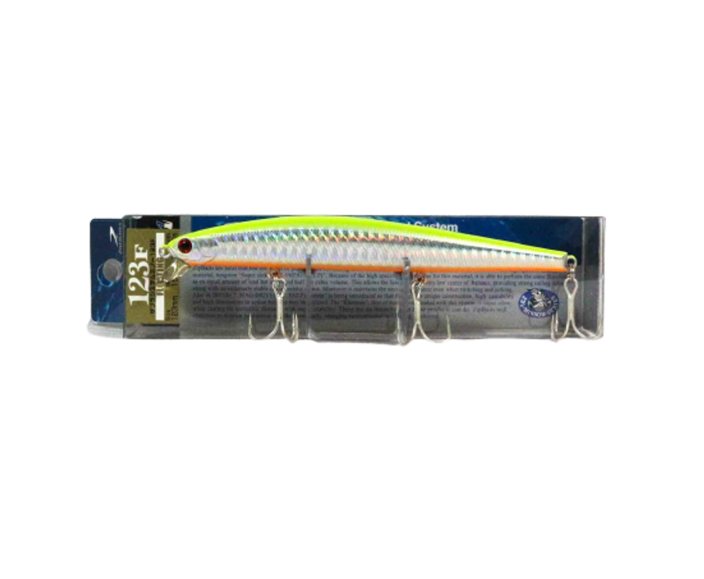 Воблер ZipBaits ZBL System Minnow 123F 580 Holo Chart Back OB