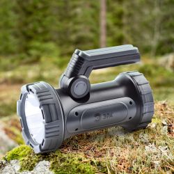 Светодиодный фонарь ЭРА PA-703 прожекторный аккумуляторный IP65 поворотная рукоять с раскладными подставками | Прожекторные фонари