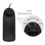 Телесный вибратор-реалистик 25см с большой мошонкой и пультом ДУ Baile Jason BW-008041Z