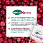 NaturesPlus, Herbal Actives, Ultra Cranberry 1500, 1500 мкг, 30 таблеток