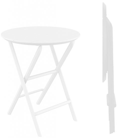 Стол пластиковый складной Helen Folding Table Ø60