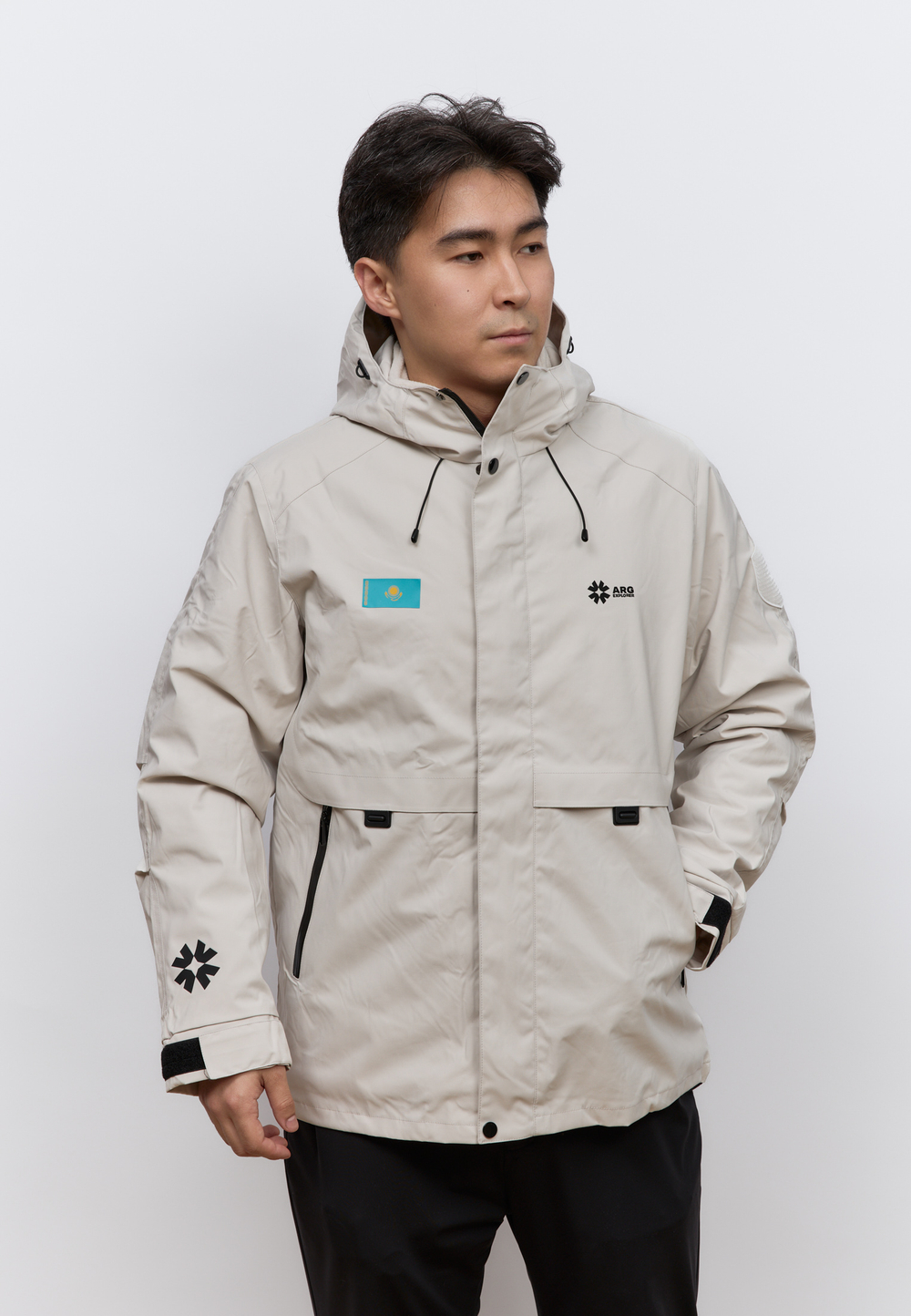 Куртка на флисе ARGYMAQ EXPLORER OFF-WHITE