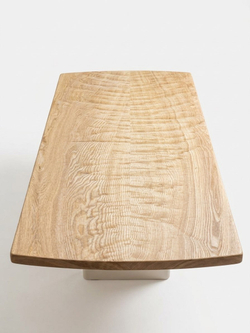 Обеденный стол из мраморного ясеня MARBLE ASH 1400