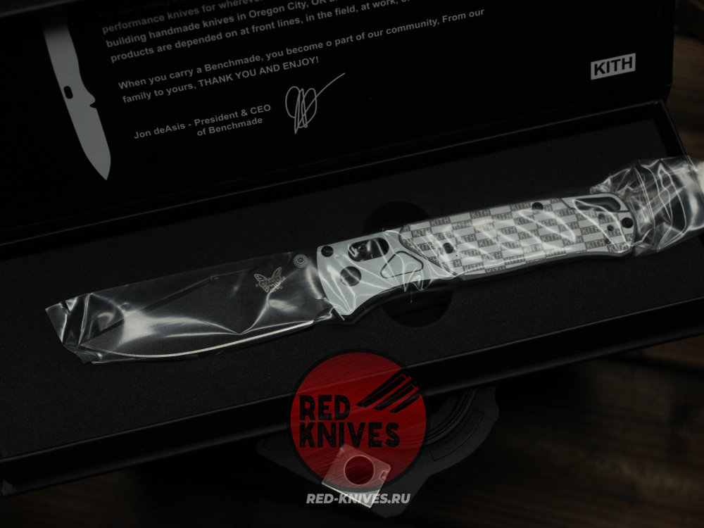 Нож Benchmade 535 KITH CUSTOM A+++ - среая рукоять, алюминий