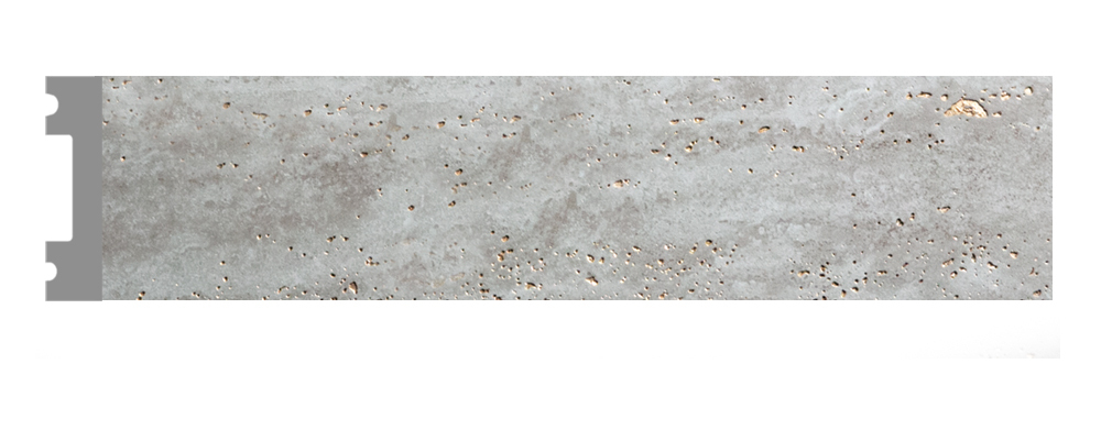 Плинтус Decomaster D162 D162-1629G ДМ Молдинг гладкий