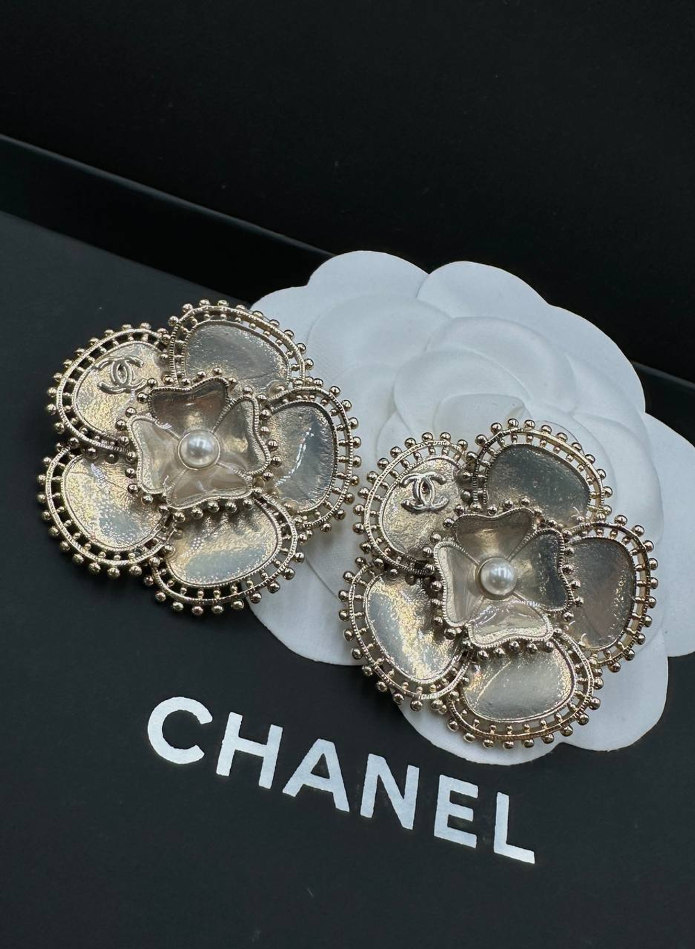 Серьги CHANEL
