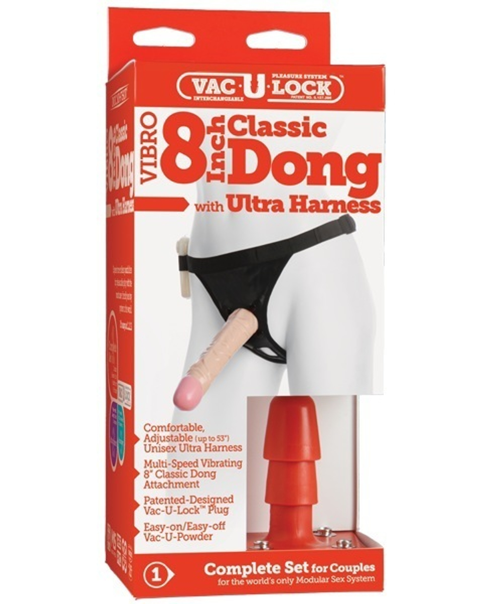 Страпон Harness SET №5 с вибрацией