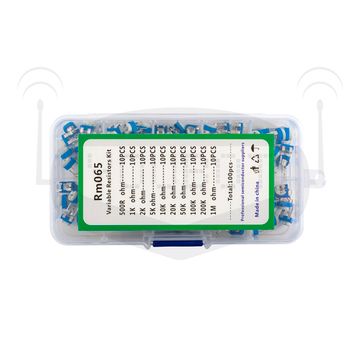 Набор подстроечных резисторов 10 штук 10 номиналов