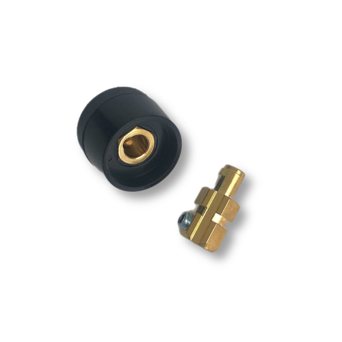 Кабельная вилка с панельной розеткой для сварочного аппарата DX70, 600А, набор