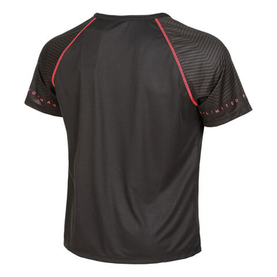 Мужское теннисное поло Endless Feisty Sleeves T-Shirt Men - Black, Pink