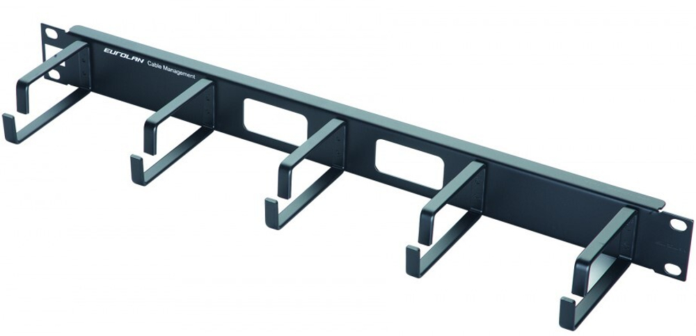 Кабельный организатор  Eurolan 25B-1U-02BL