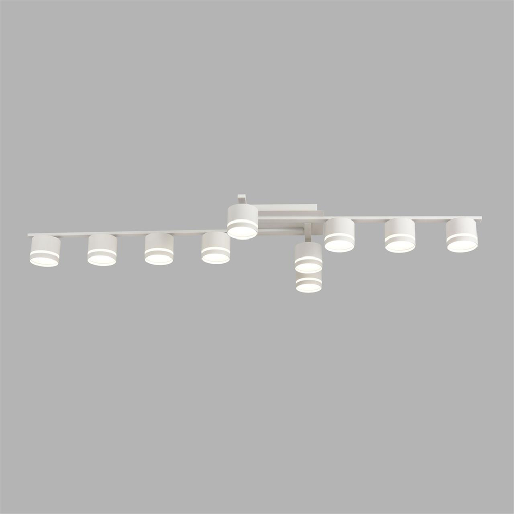 8303/10C COMFI LN26 237 белый, металл Светильник потолочный GX53 LED 10*7W 220V AGNIA