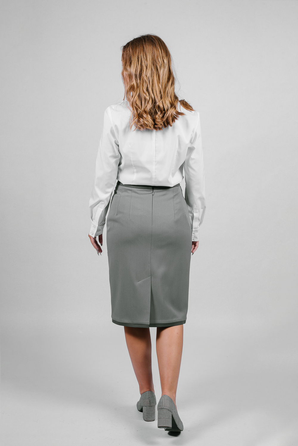 Юбка карандаш 2970АП, Светло-серый #88СвС012970АП