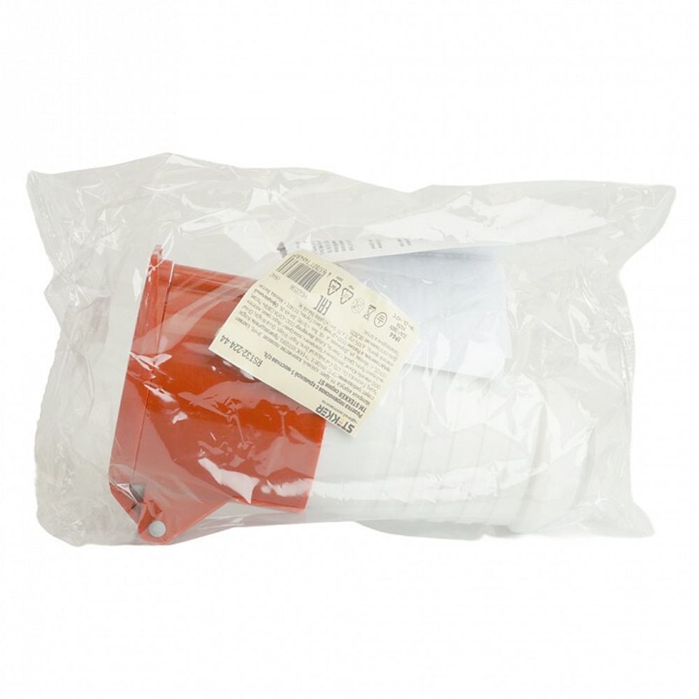 Розетка переносная разборная с заземлением и крышкой Stekker RST 49442