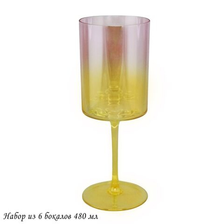 Lenardi 583-024 Набор из 6 бокалов 480 мл в под.уп.(х4)Стекло