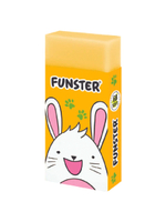 Ластик "ANIMALS", 50х24х10 мм, картонный держатель, ассорти