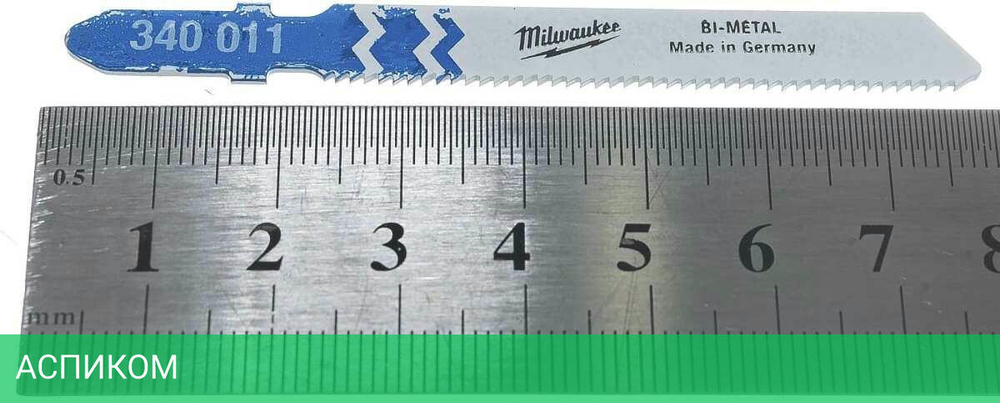 Пильное полотно для лобзика Milwaukee T118AF 55мм 5шт (4932340011)