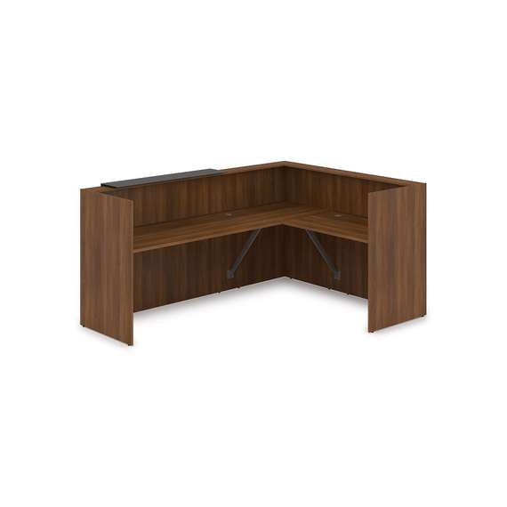 1КР-КЛ.102 Комплект Ресепшн с фартуком HPL (2344*1765*1149) (без подсветки)