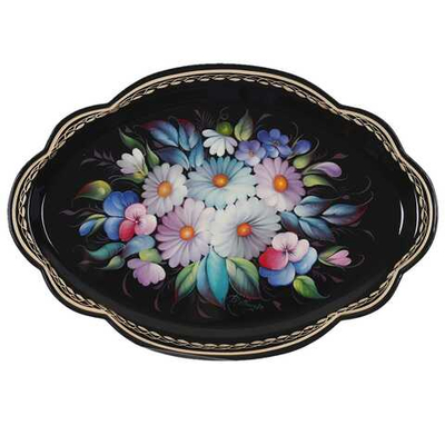 Zhostovo metal tray A11D070425192