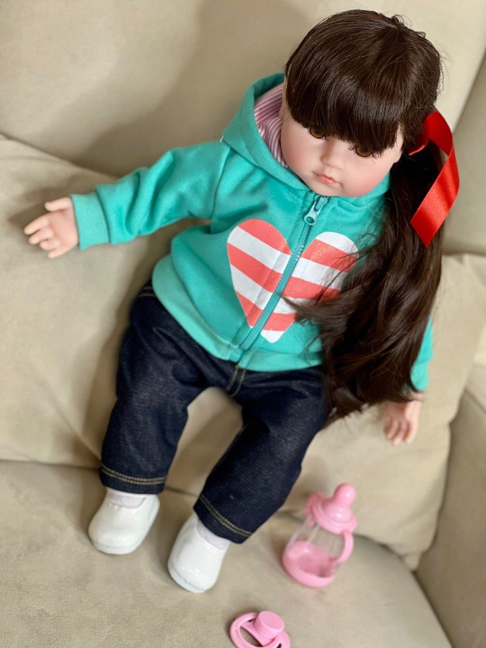 Кукла Реборн 48см мягконабивная (FA-073)