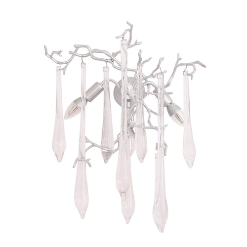 Настенный светильник Crystal Lux REINA AP3 SILVER PATINA