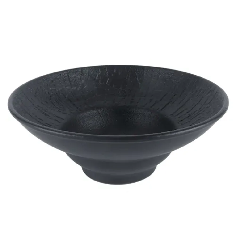 Тарелка глубокая 380 мл d 25 см h7,8 см для пасты, для супа Black Raw Wood P.L. Proff Cuisine [3]