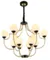 81822/8+4 BLACK+IMITATED GOLD (1) Люстра Veneto Luce