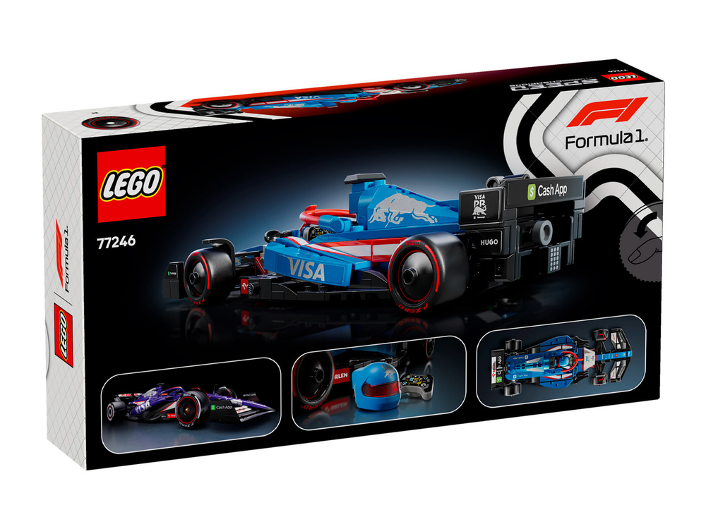 LEGO Speed Champions 77246 «Visa Cash App RB VCARB 01 F1» — новинка Формулы-1