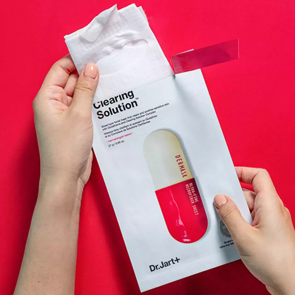 Dr.Jart Маска тканевая очищающая Dermask Micro Jet Clearing Solution