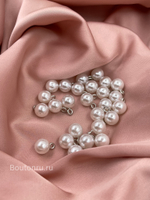 Пуговицы Жемчужные5 круглые белые