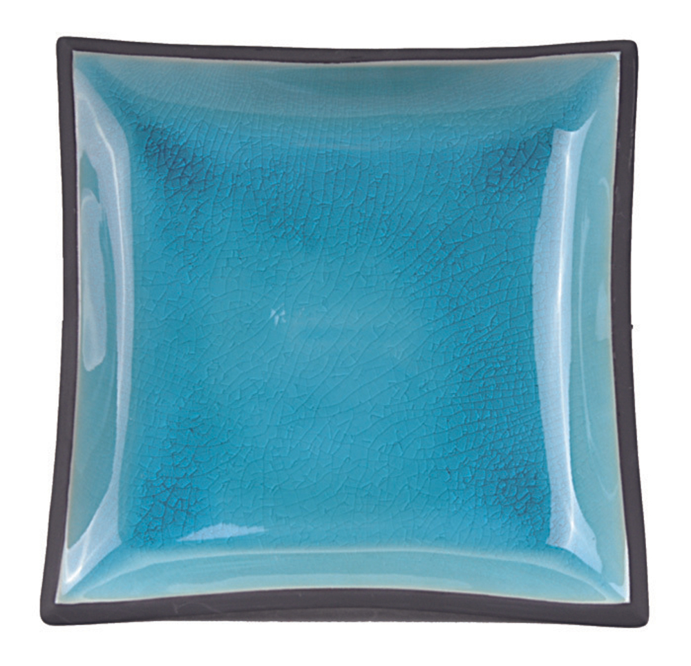 Тарелка Tokyo Design Studio Glassy Turquoise 8155 Япония-Нидерланды