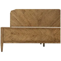 Кровать с деревянным изголовьем "Нова Секвойя"