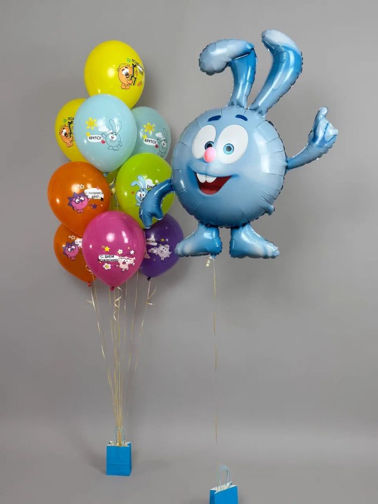 Крош и Смешарики, набор шаров