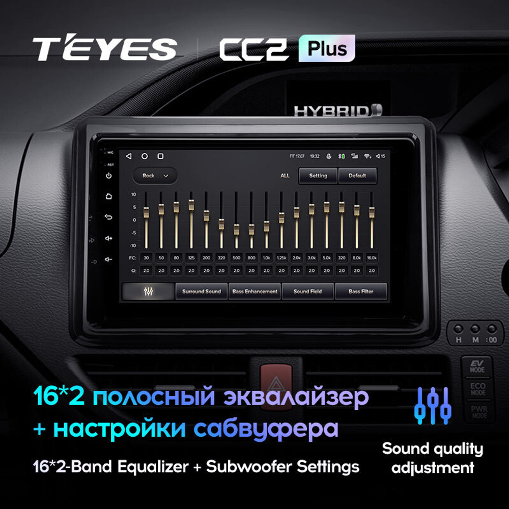 Teyes CC2 Plus 9" для Toyota Noah 2014-2020