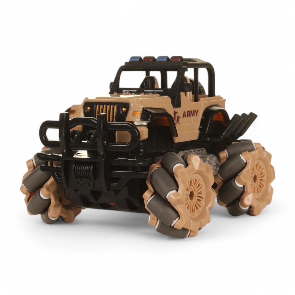 Джип на РУ, коричнвый, коробка ESD668-5C