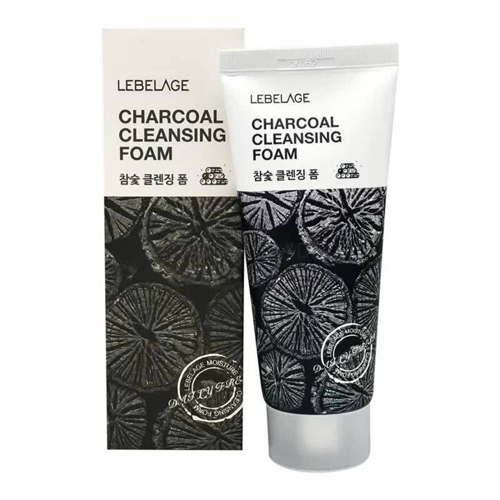 Пенка для умывания Lebelage Charcoal Cleansing Foam Древесный уголь 100 мл