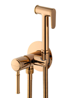 Смеситель с гигиеническим душем встраиваемый WONZON & WOGHAND TOR, Розовое золото (WW-88829073-RG)