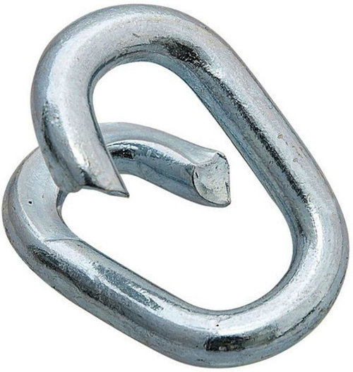 СОЕДИНИТЕЛЬ ЦЕПЕЙ СТРОЙБАТ 8ММ (БЕЛЫЙ ЦИНК 1 ШТ)