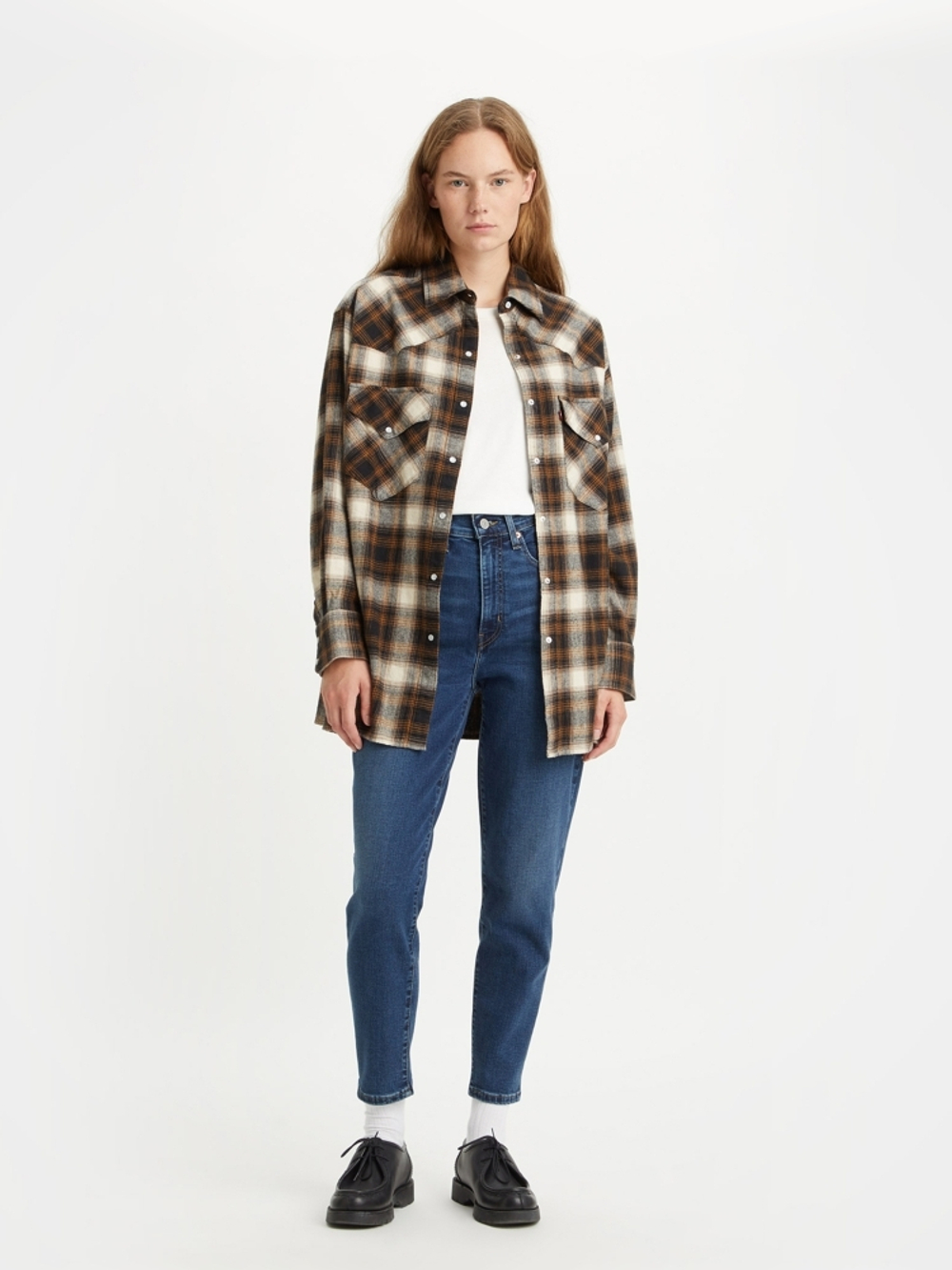 Женские джинсы бойфренды с завышенной талией Levi's High Rise Boyfriend 85873-0114