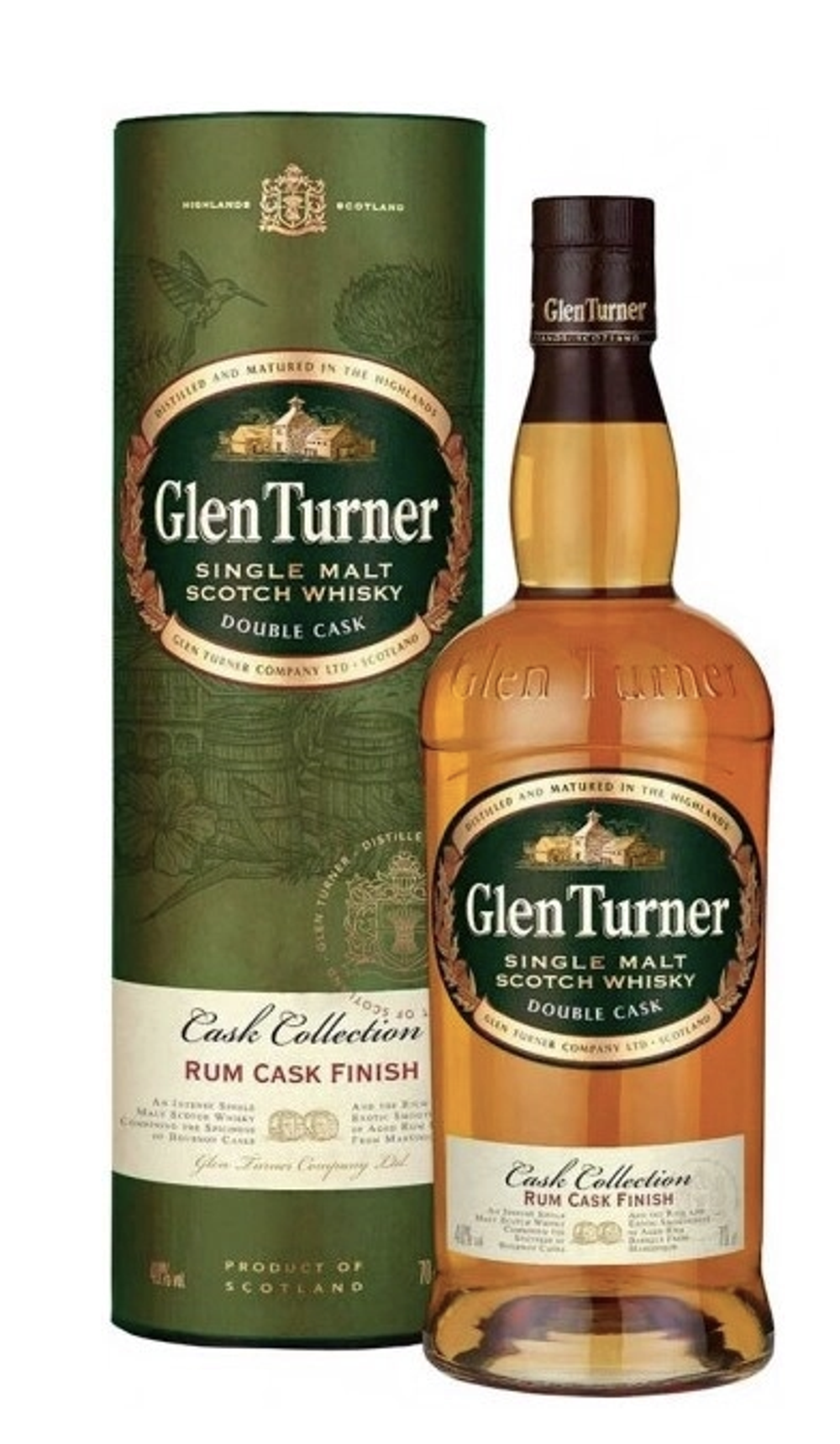 Виски Glen Turner Rum Cask Finish, 0.7 л.