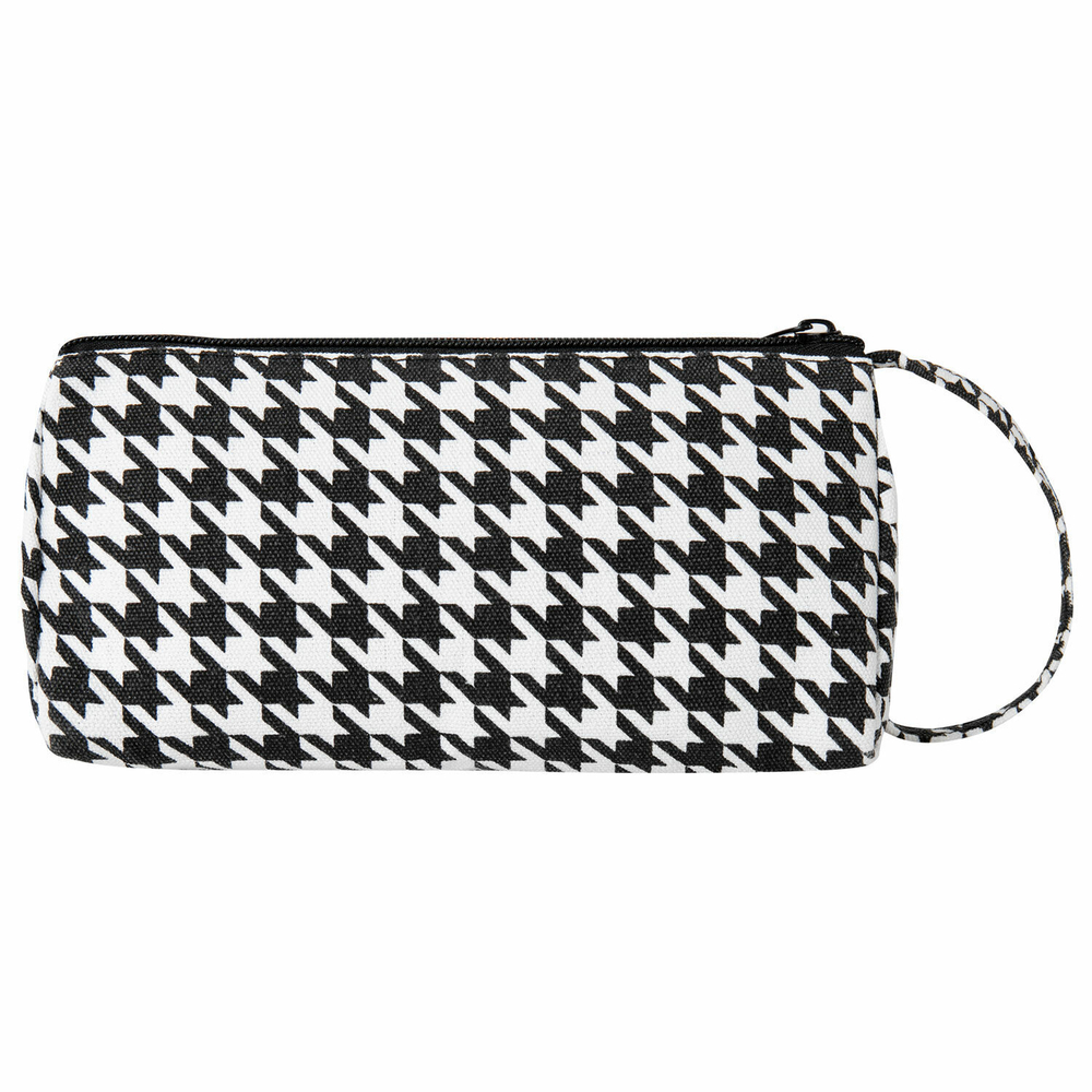Пенал-косметичка BRAUBERG с ручкой 1 откидная планка полиэстер 22x10х8 см "Houndstooth" (2 штуки в упаковке)