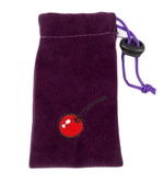 Маленькая розовая силиконовая пробка с розовым кристаллом - 7,5 см.