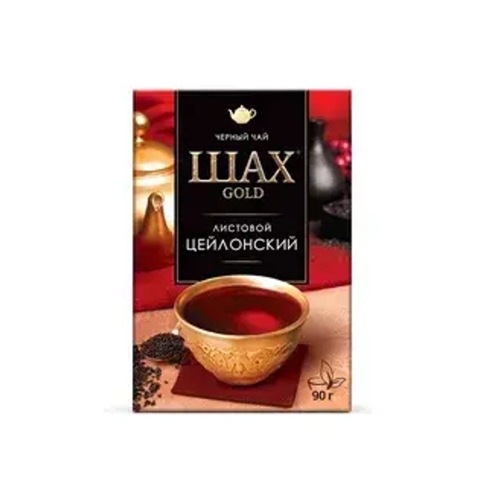 Черный чай Шах Gold Цейлонский листовой 400г