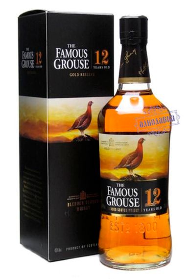 Фэймос Граус Голд резерв. Шотландский виски. 12 лет выдержки. 0,7 Л