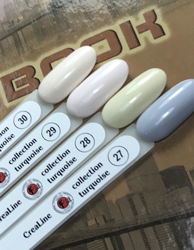 CreaLine Набор гель-лаков 4шт по 10 мл тон 27-30