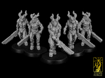 Grand Alliance Chaos Blades of Khrone Daemons Of Khorne Bloodletters1 шт. миниатюра для dnd, днд, pathfinder, фентези, Настольная игра, НРИ, Варгейм, РПГ