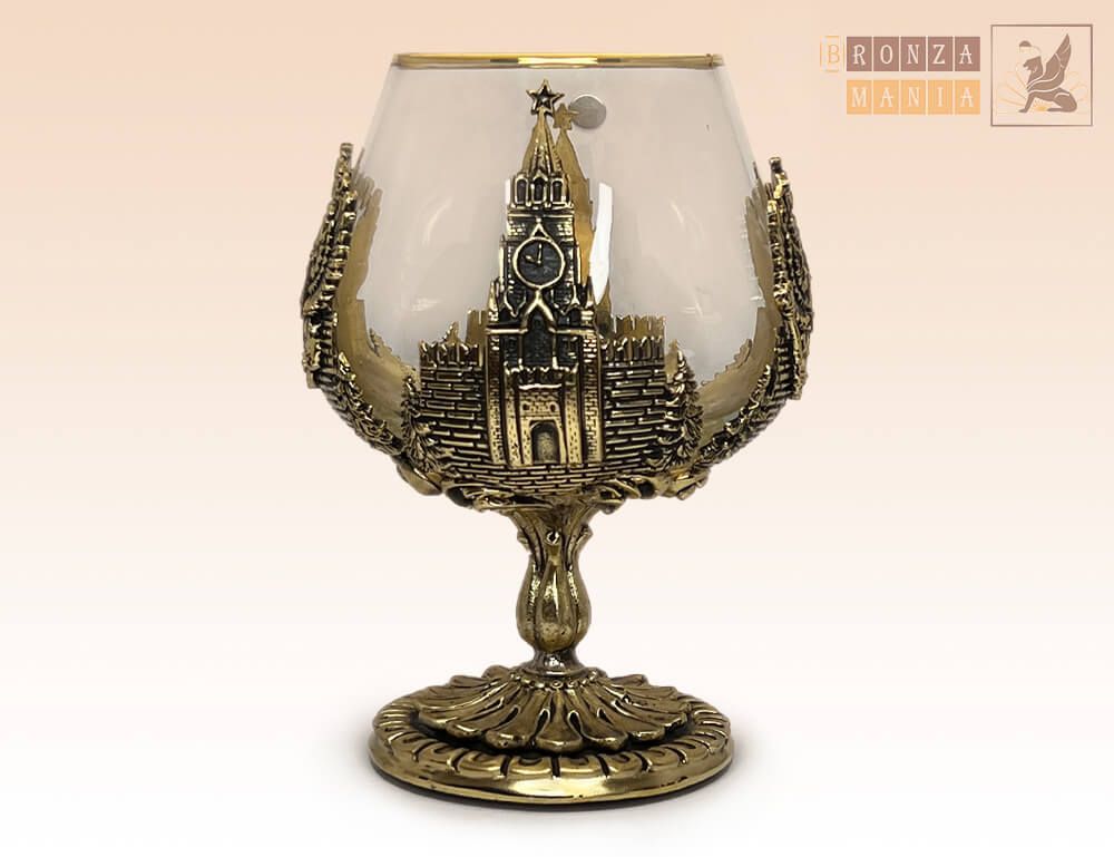 бокал Герб России - Спасская башня