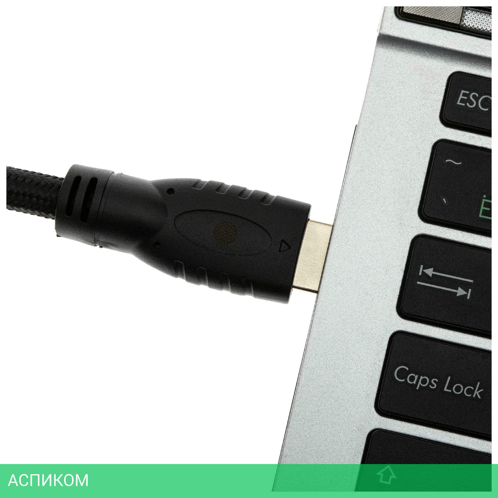 Кабель аудио-видео Cactus CS-HDMI.2-10 HDMI (m)/HDMI (m) 10м черный